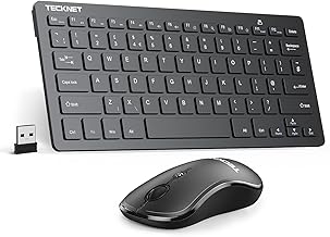TECKNET Mini Wireless Keyboard and Mouse Set