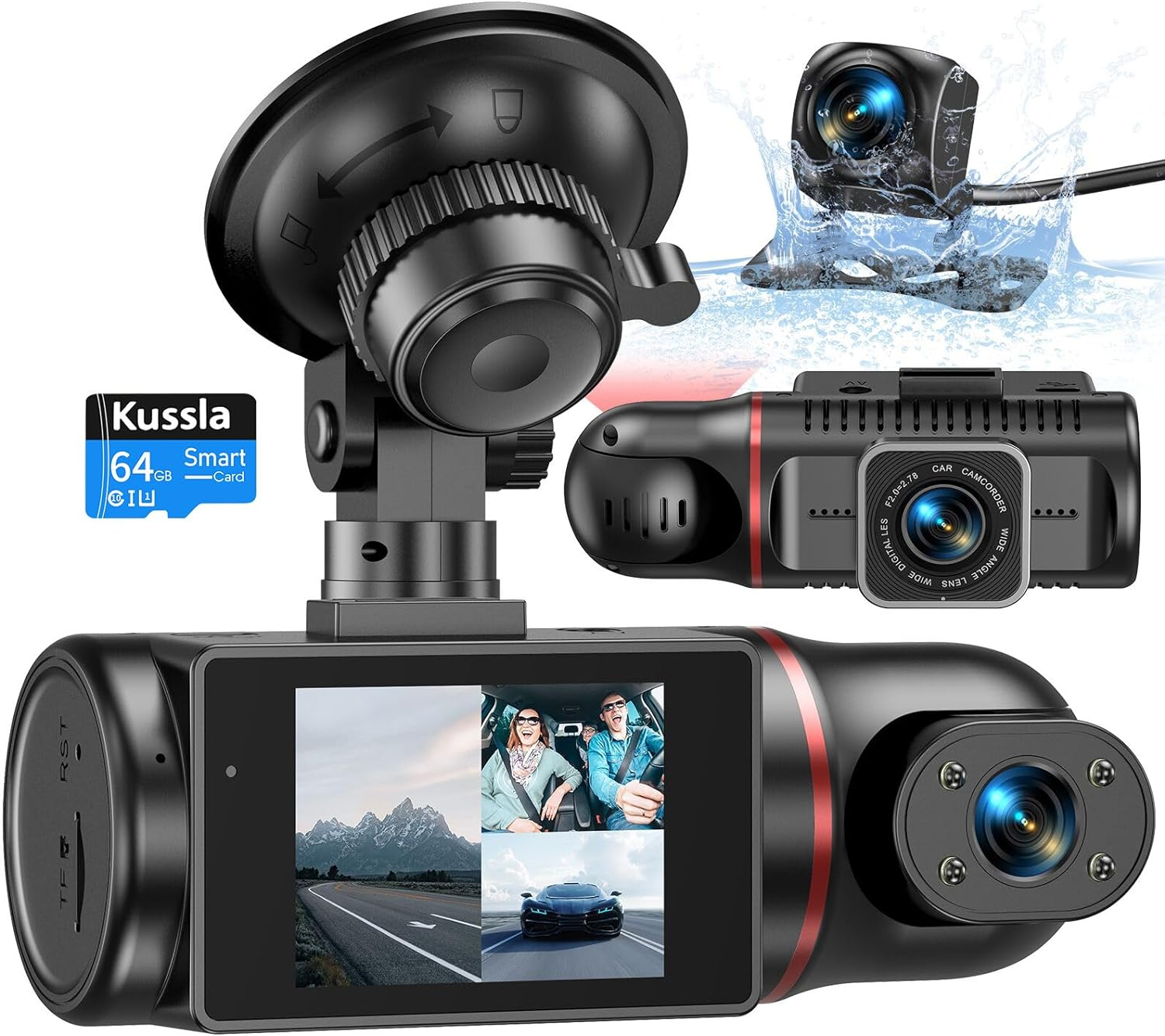 Dash Cam Front and Rear