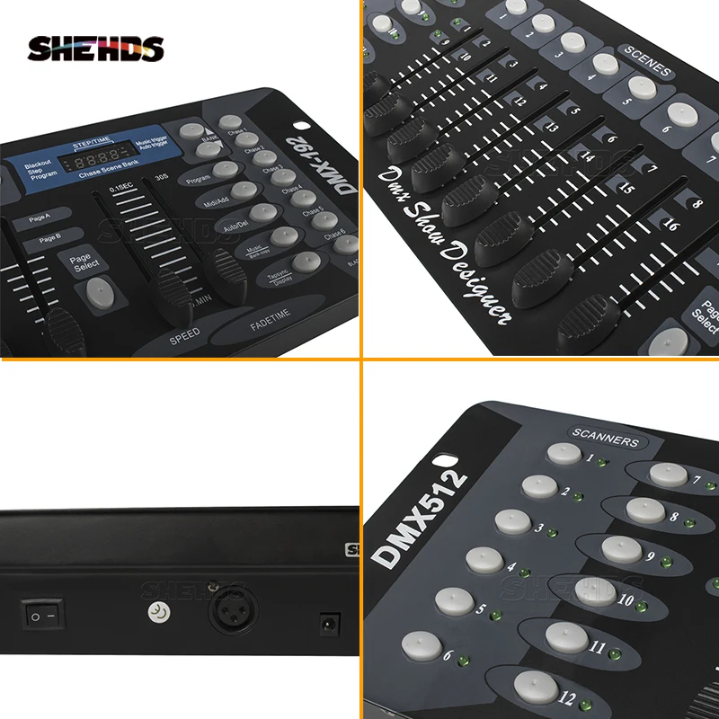 DMX512 Stage Light DMX Controller Console DMX 192 Controller for Led Par Moving Head Stage Party DJ Light DMX Disco Equipment - Image 6