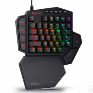 K585 DITI One-Handed RGB Mechanical Gaming Keyboard,Wrist Rest 42 Keys Type-C Professional Gaming Keypad Hot-Swappable