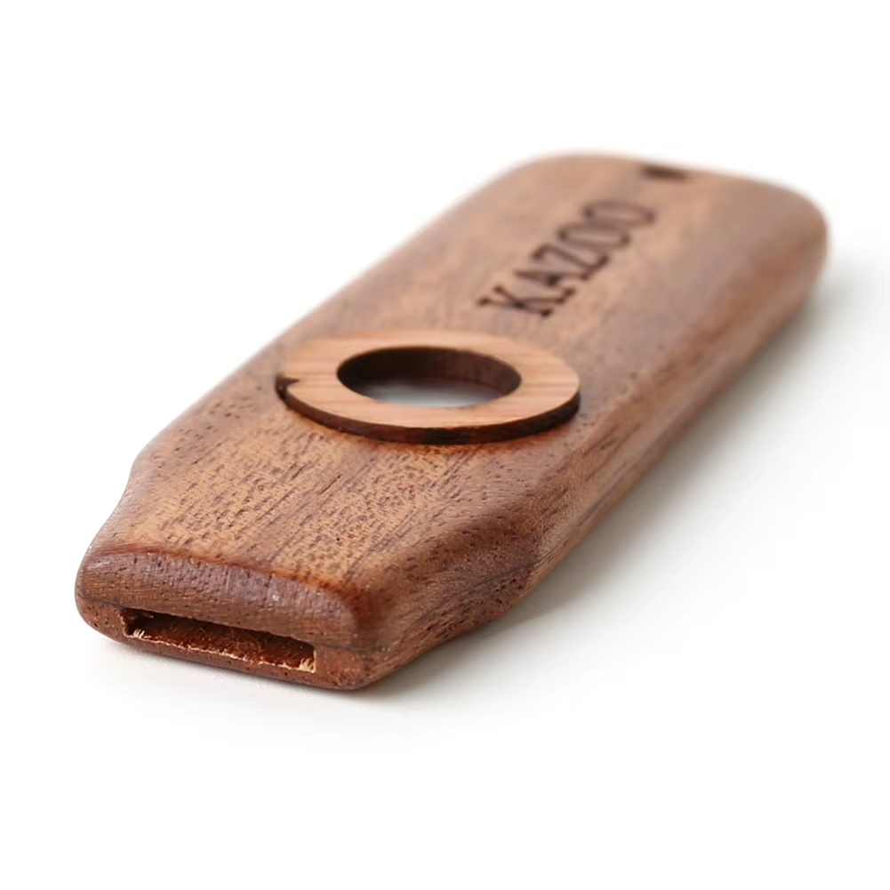 Wooden Kazoo Instruments Guitar Ukulele Accompaniment for Kids Beginner Gift Kazoo Wooden Flute Patry Musical Instrument - Image 5