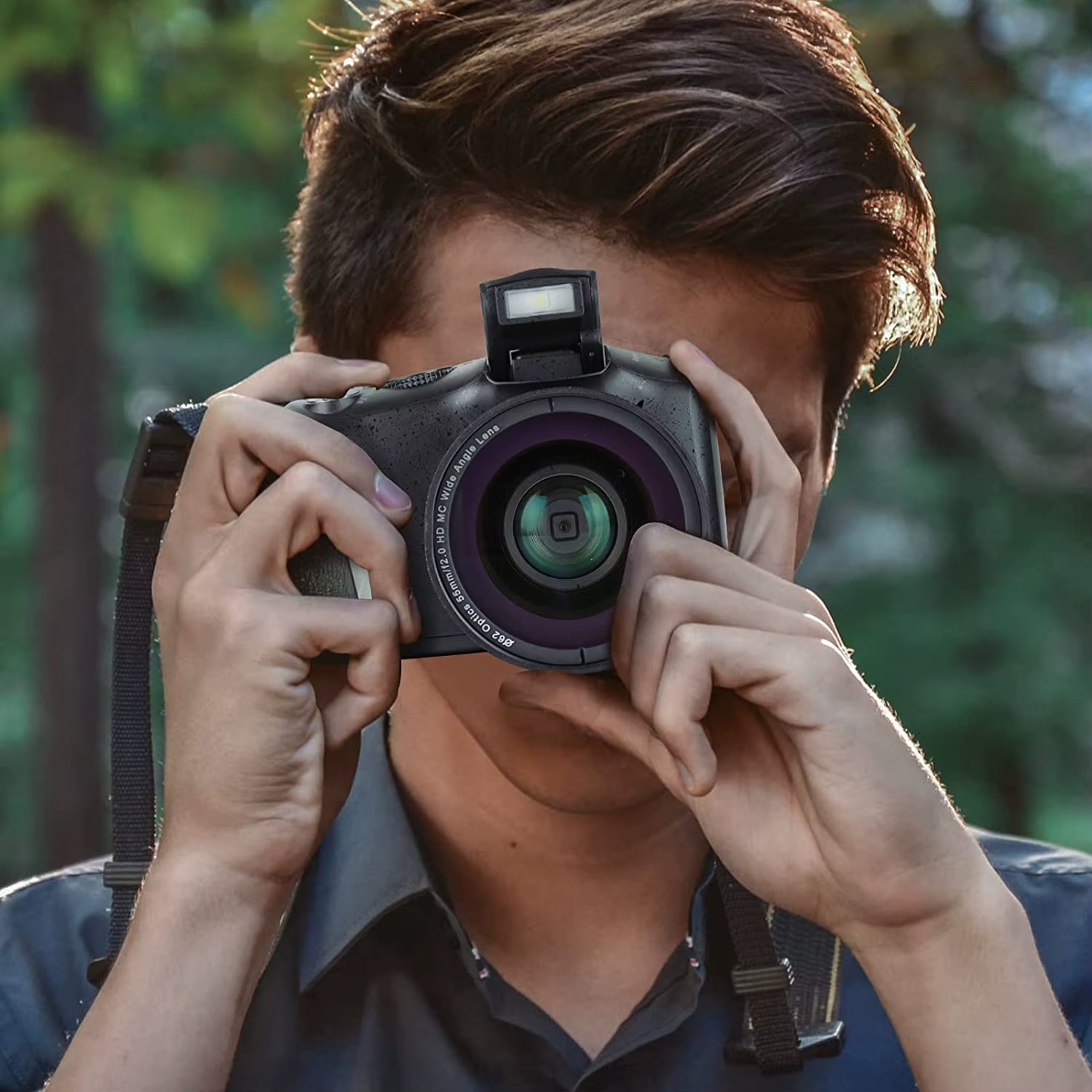 Digital Camera for Photography and Video 4K 48MP Vlogging Camera for Youtube 16X Digital Zoom 52Mm Wide Angle & Macro Lens - Image 6